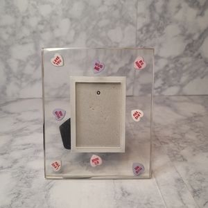 Acrylic Candy Heart Picture Frame Valentine's Day Decor